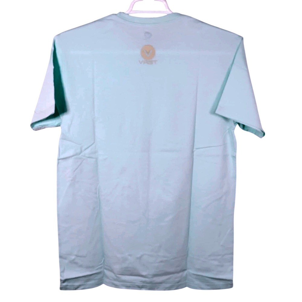 VAST Surf T-Shirt Graphic Print Crew Neck Short Sleeve Tee Size L - Picture 2 of 5